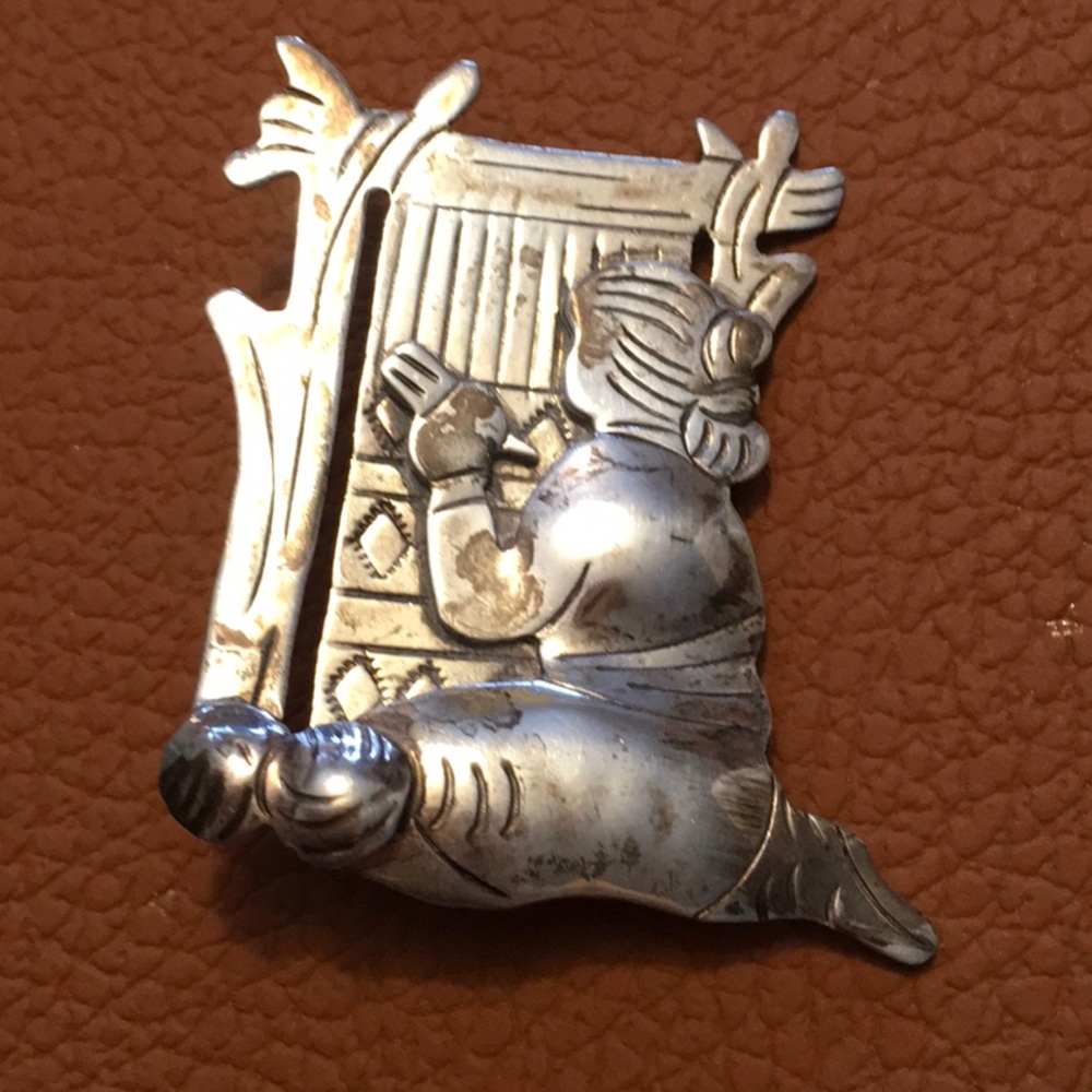 Sweet Silver Brooch